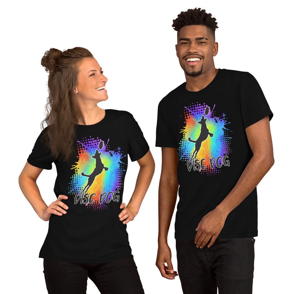 Disc Dog Splatter T-Shirt - DoggyLoveandMore