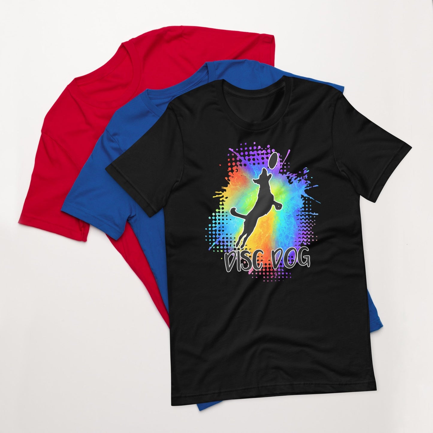Disc Dog Splatter T-Shirt - DoggyLoveandMore