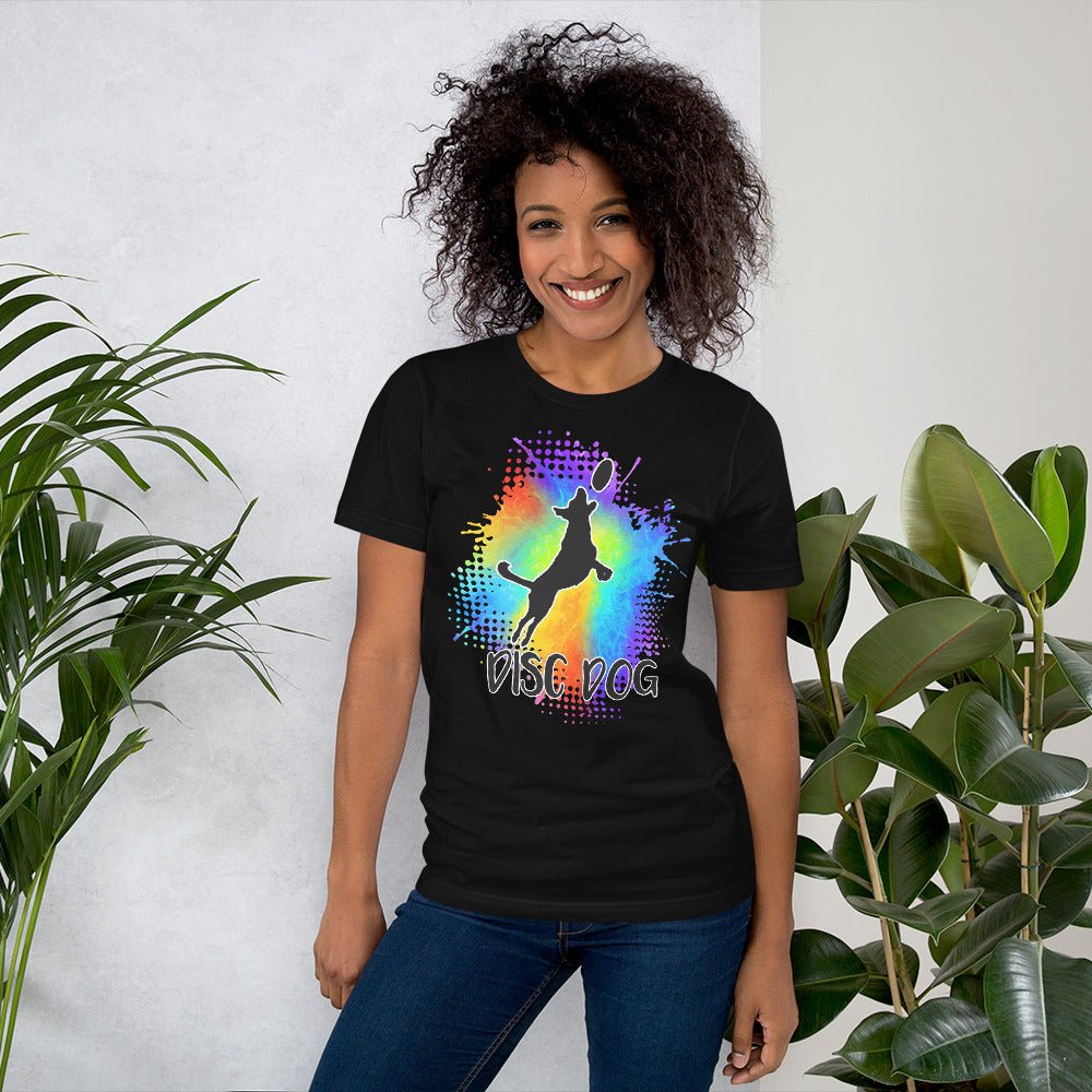 Disc Dog Splatter T-Shirt - DoggyLoveandMore