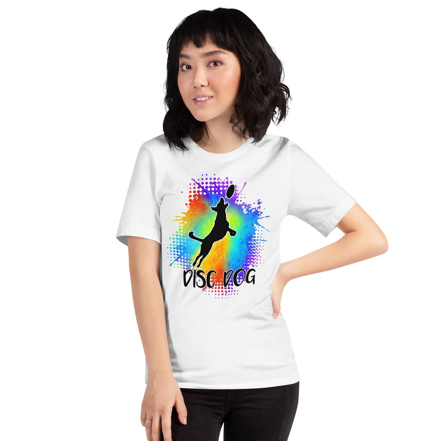 Disc Dog Splatter T-Shirt - DoggyLoveandMore