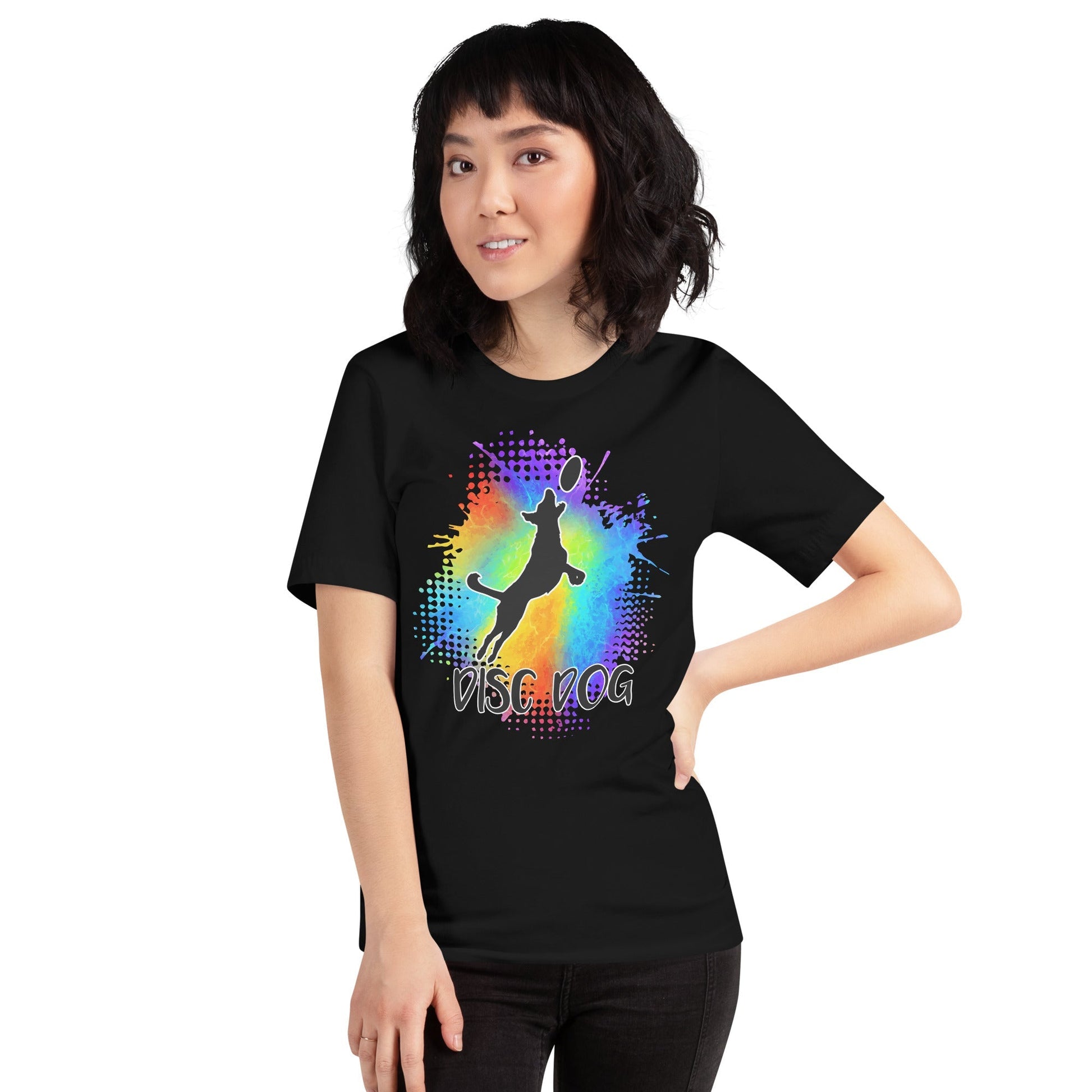 Disc Dog Splatter T-Shirt - DoggyLoveandMore
