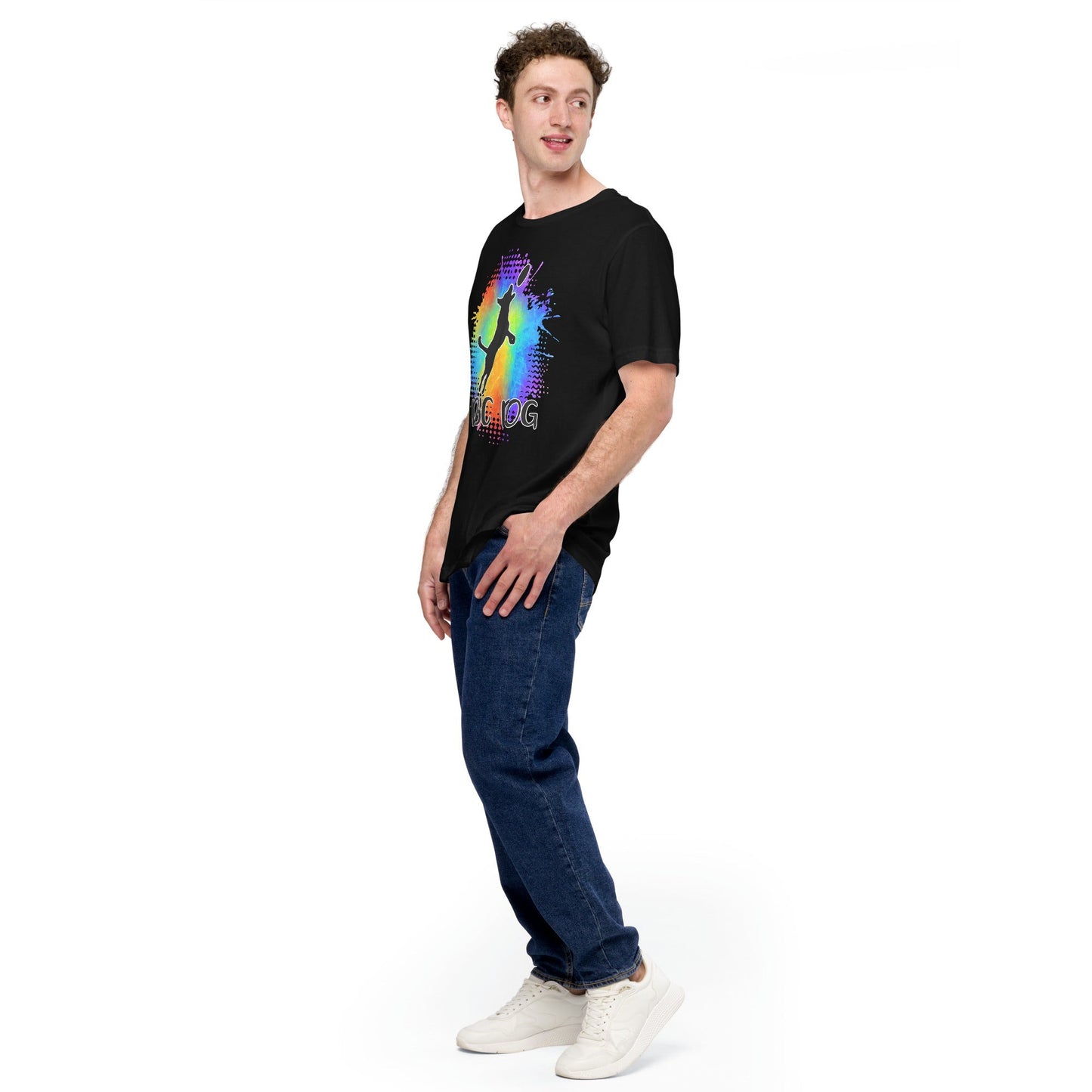 Disc Dog Splatter T-Shirt - DoggyLoveandMore