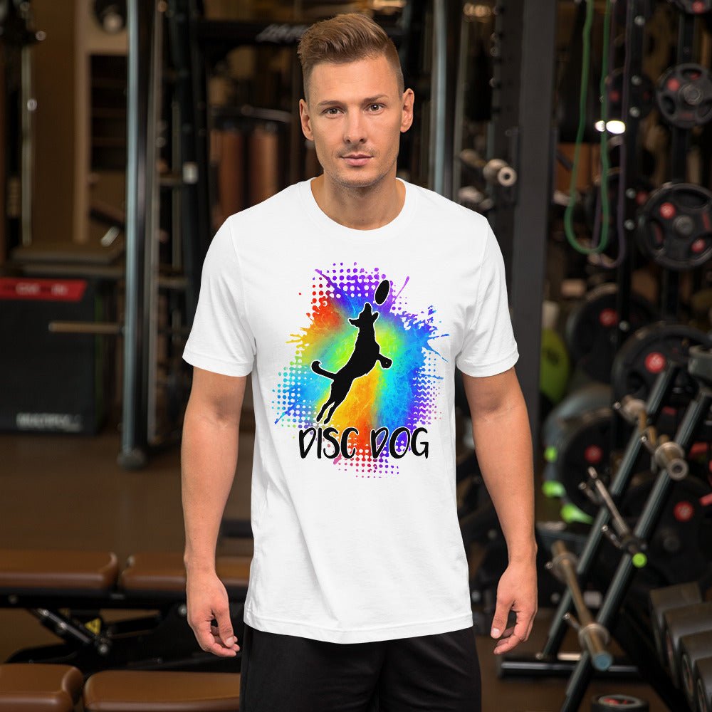 Disc Dog Splatter T-Shirt - DoggyLoveandMore
