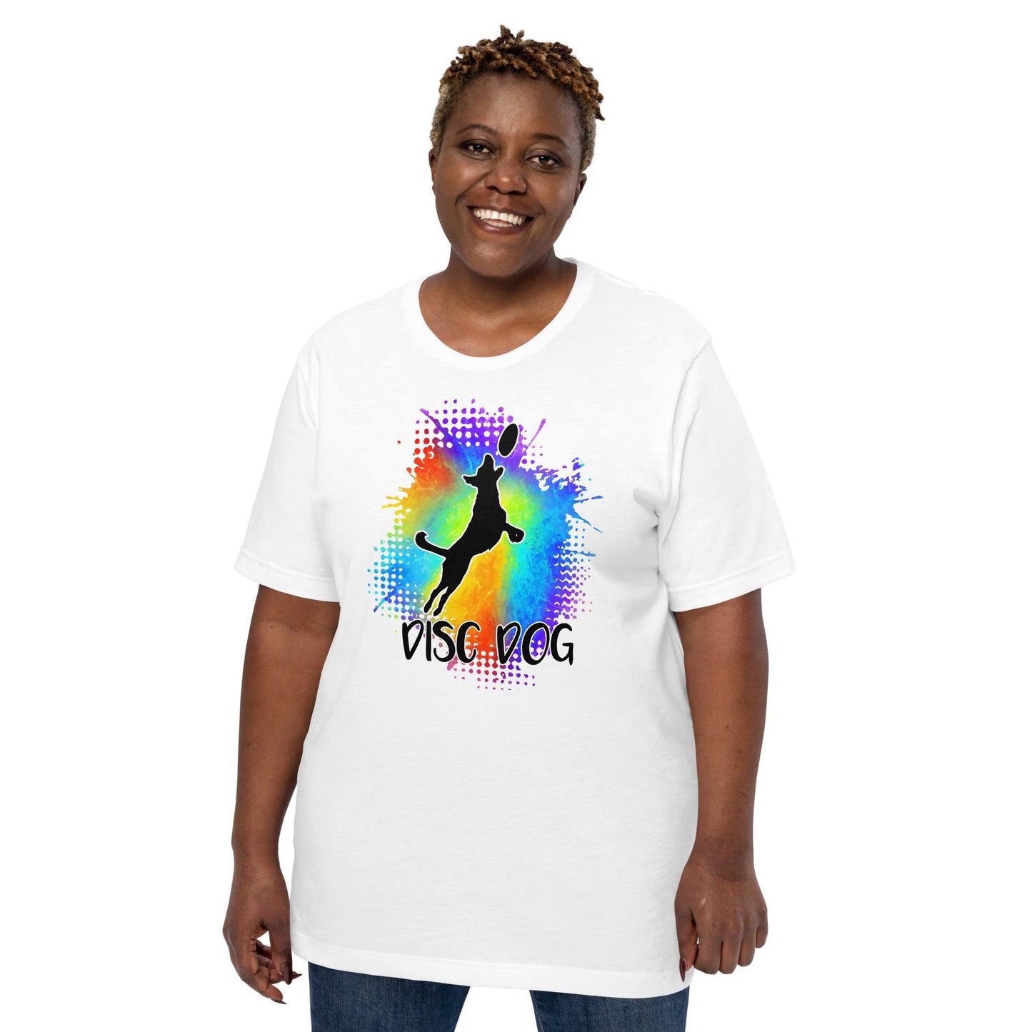 Disc Dog Splatter T-Shirt - DoggyLoveandMore
