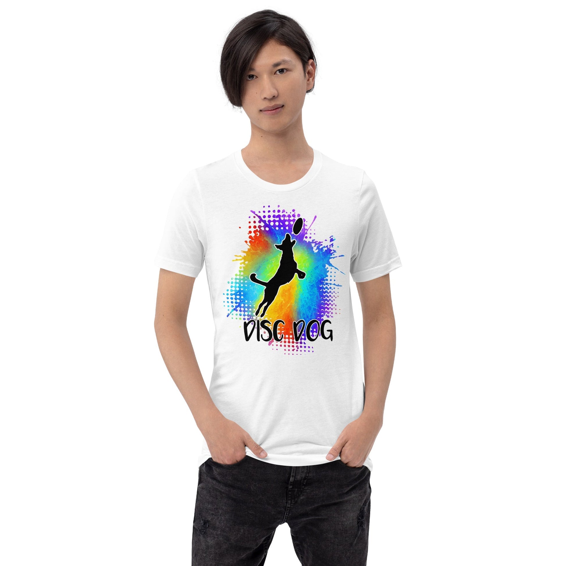 Disc Dog Splatter T-Shirt - DoggyLoveandMore
