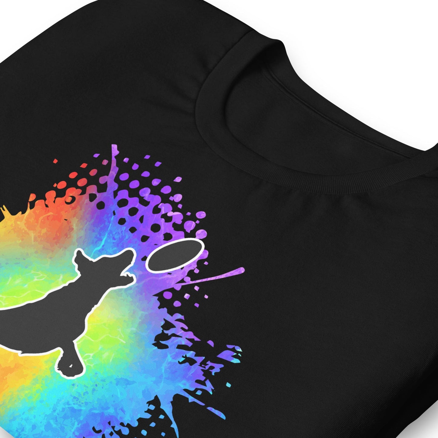 Disc Dog Splatter T-Shirt - DoggyLoveandMore