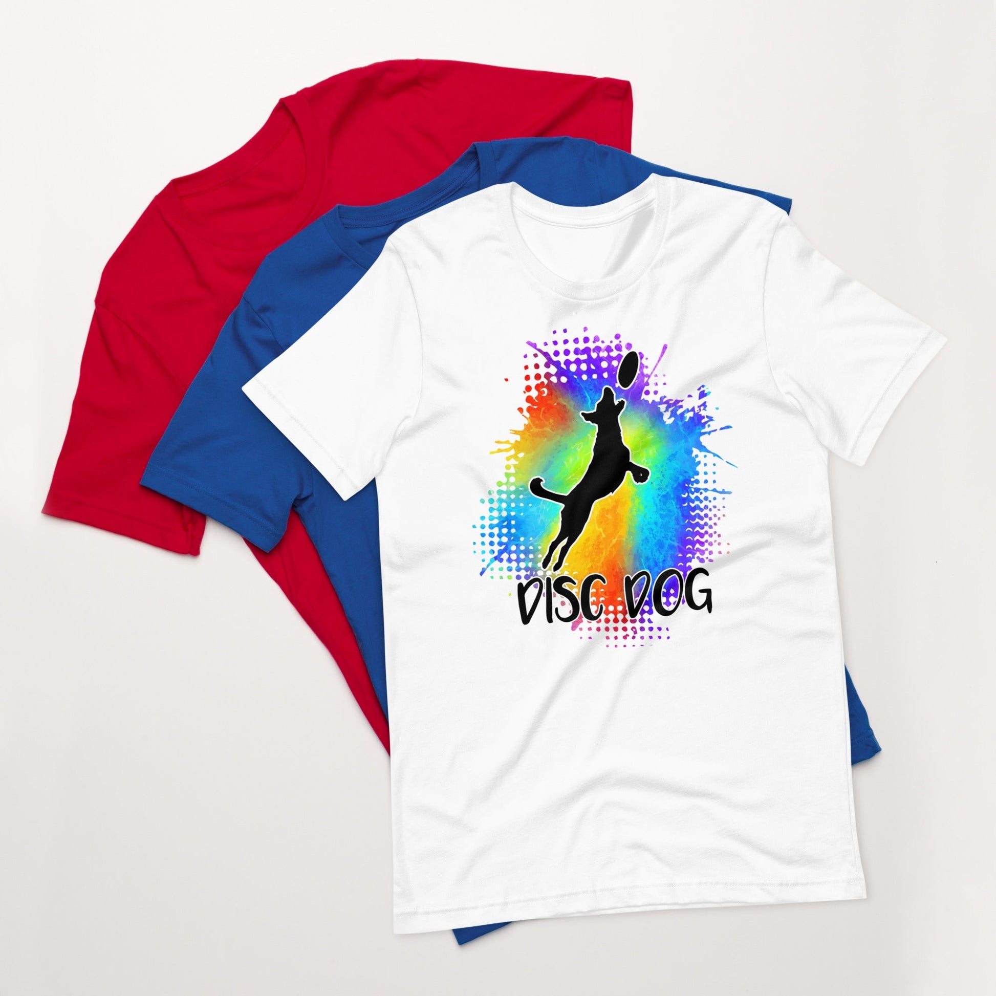 Disc Dog Splatter T-Shirt - DoggyLoveandMore