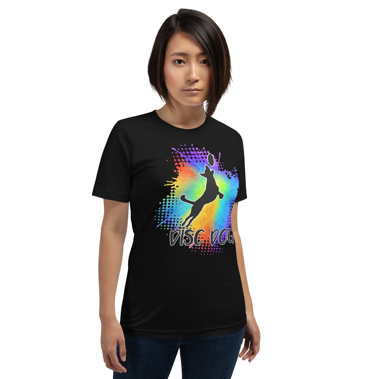 Disc Dog Splatter T-Shirt - DoggyLoveandMore