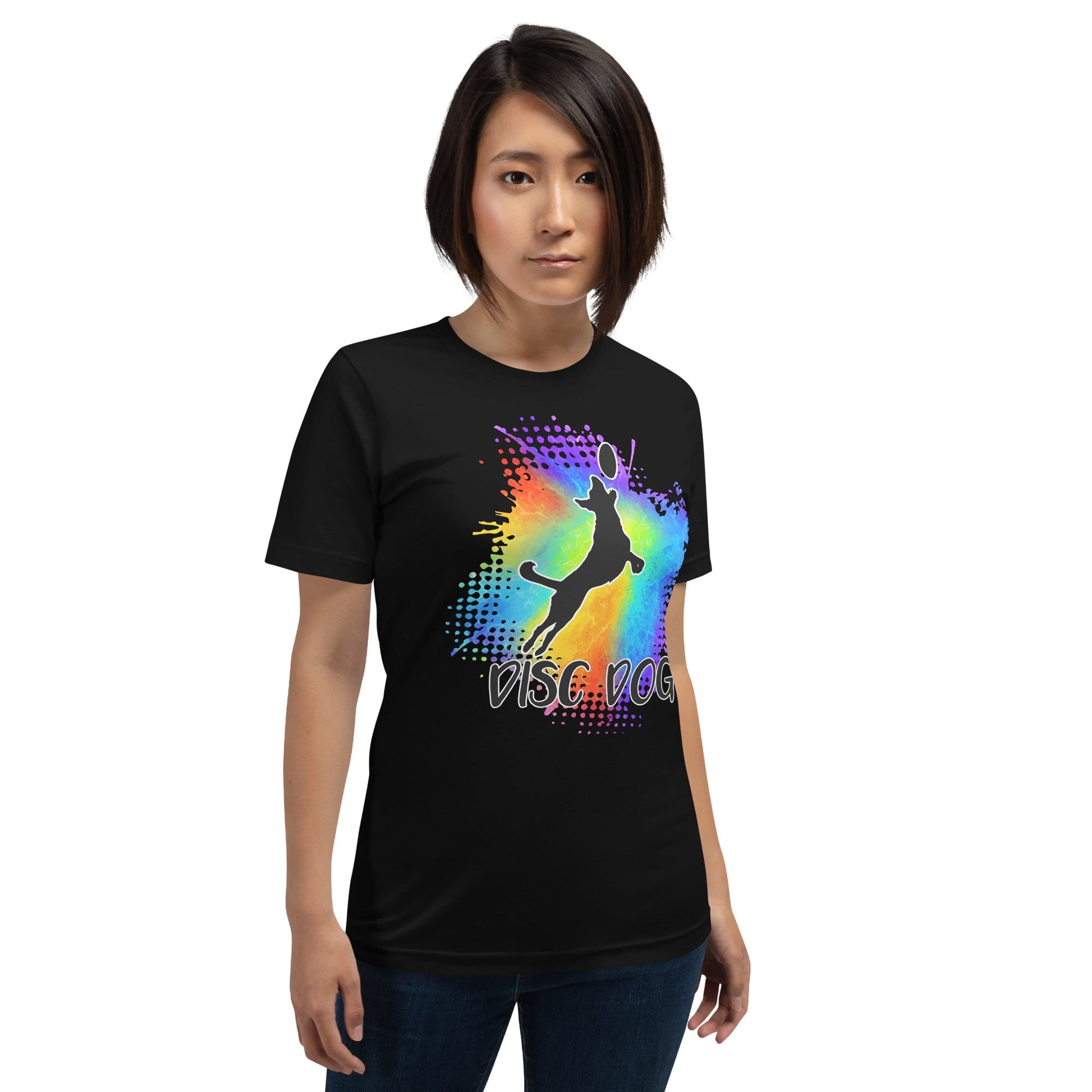 Disc Dog Splatter T-Shirt - DoggyLoveandMore
