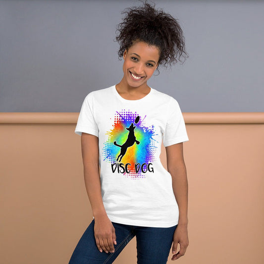 Disc Dog Splatter T-Shirt - DoggyLoveandMore