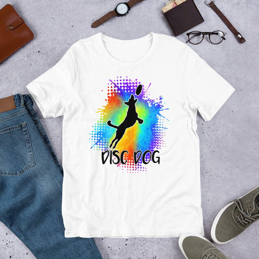 Disc Dog Splatter T-Shirt - DoggyLoveandMore