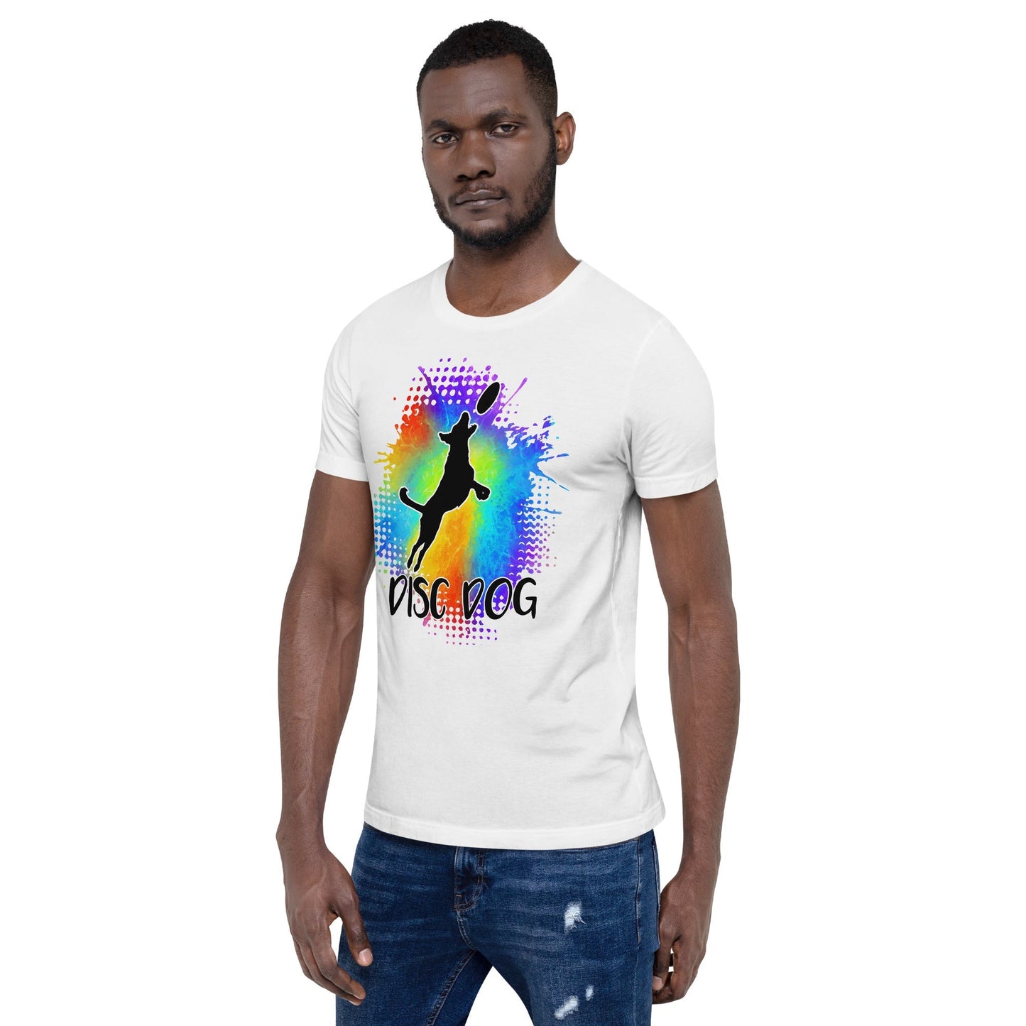 Disc Dog Splatter T-Shirt - DoggyLoveandMore