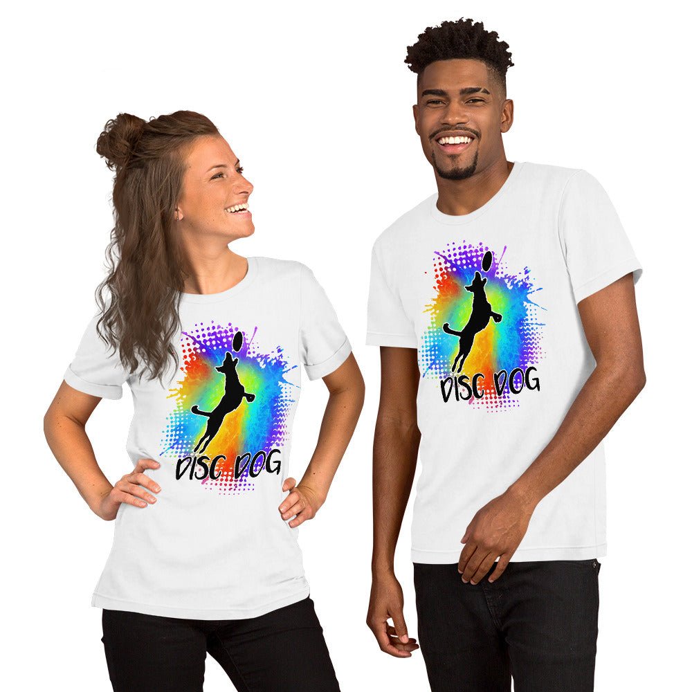Disc Dog Splatter T-Shirt - DoggyLoveandMore