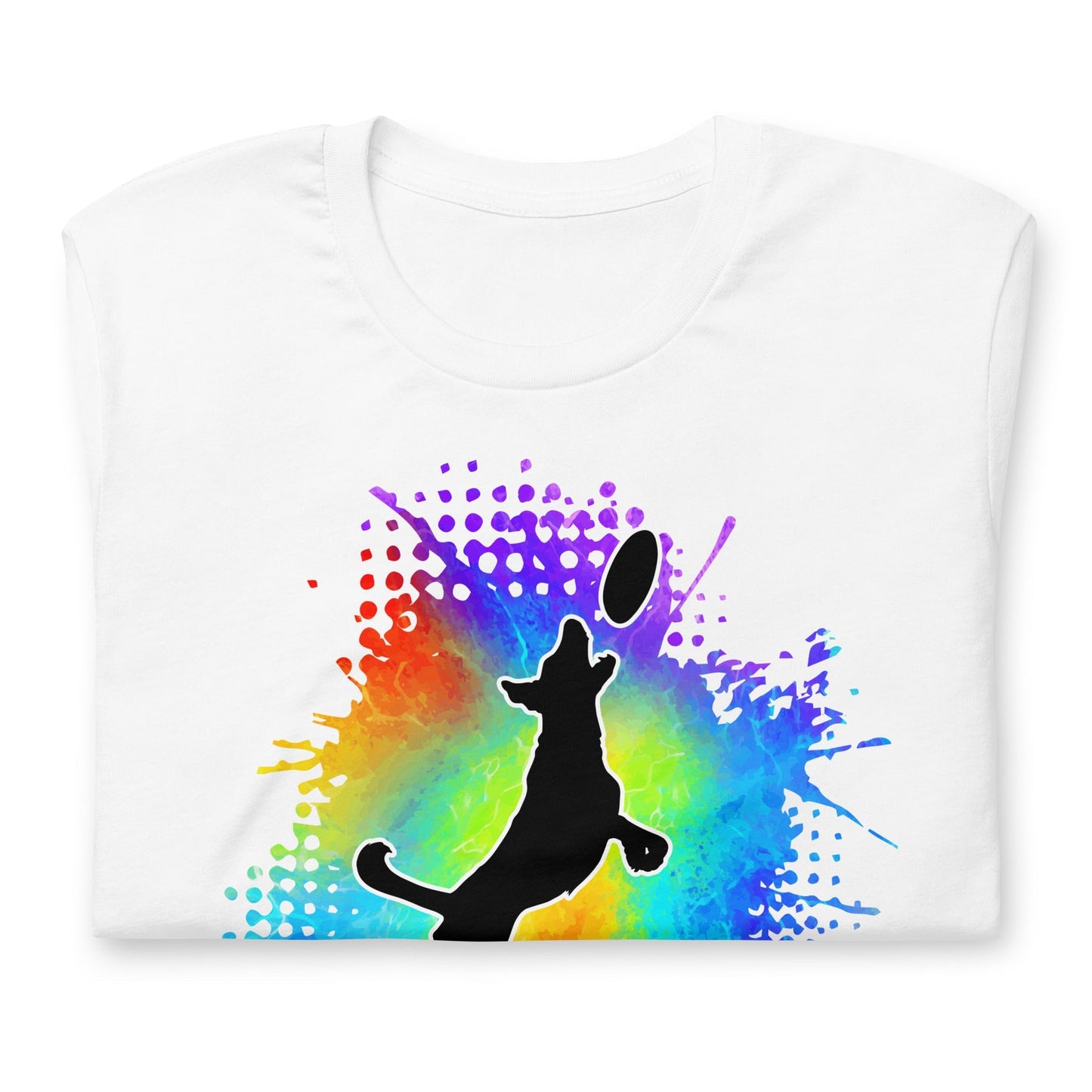 Disc Dog Splatter T-Shirt - DoggyLoveandMore