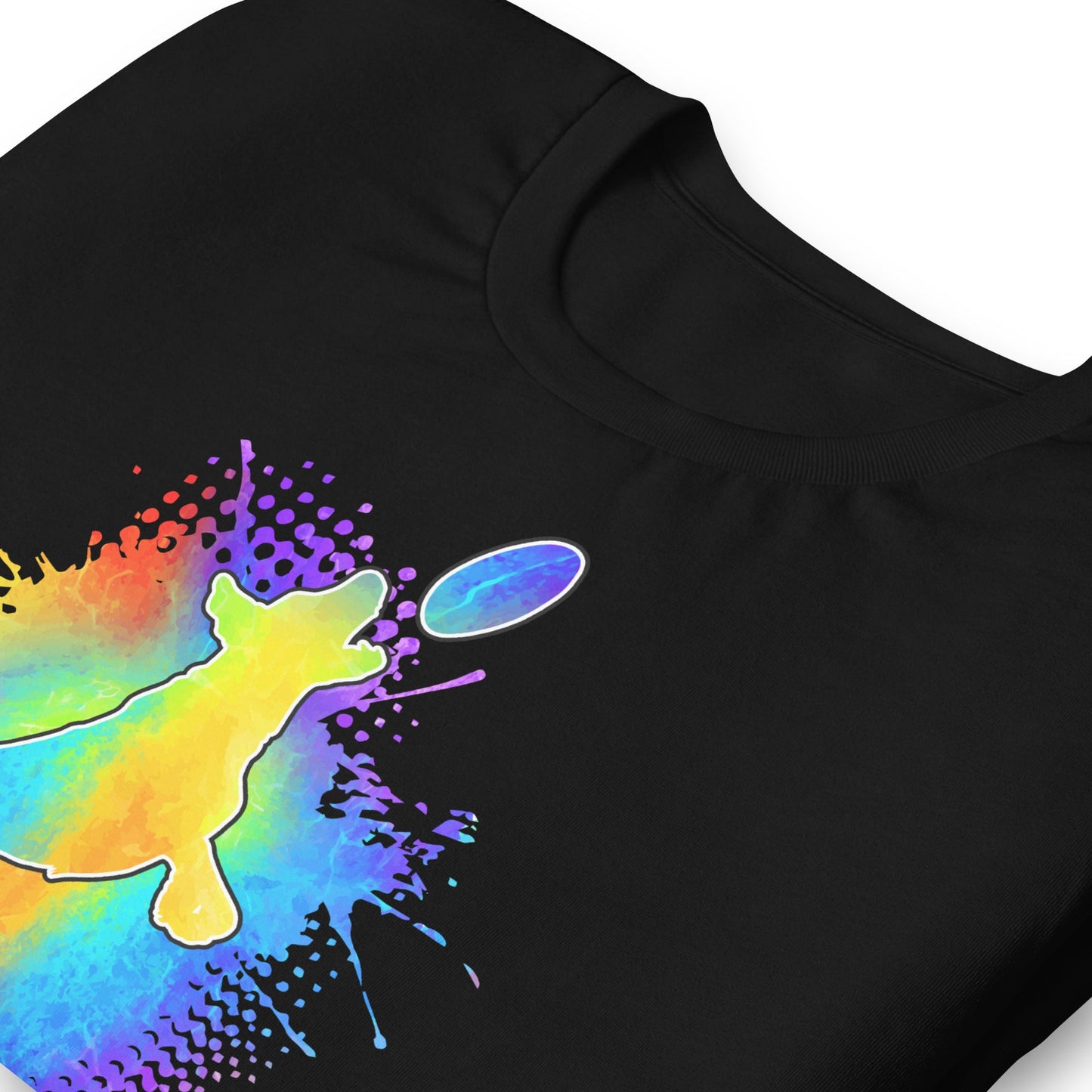 Disc Dog Watercolor T-Shirt