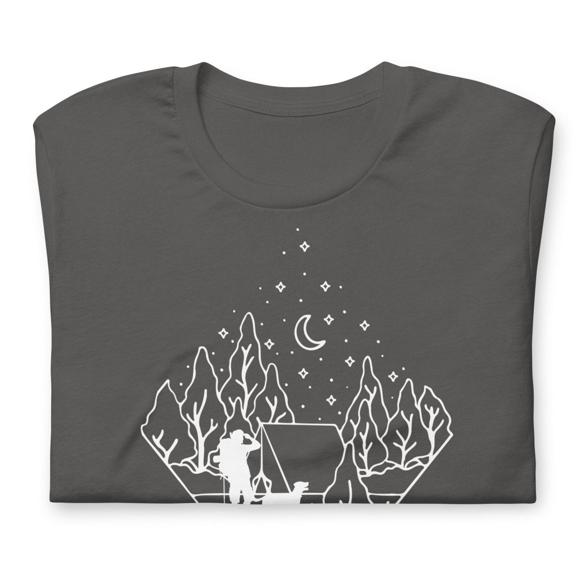 Dog Dad Camping T-Shirt - DoggyLoveandMore