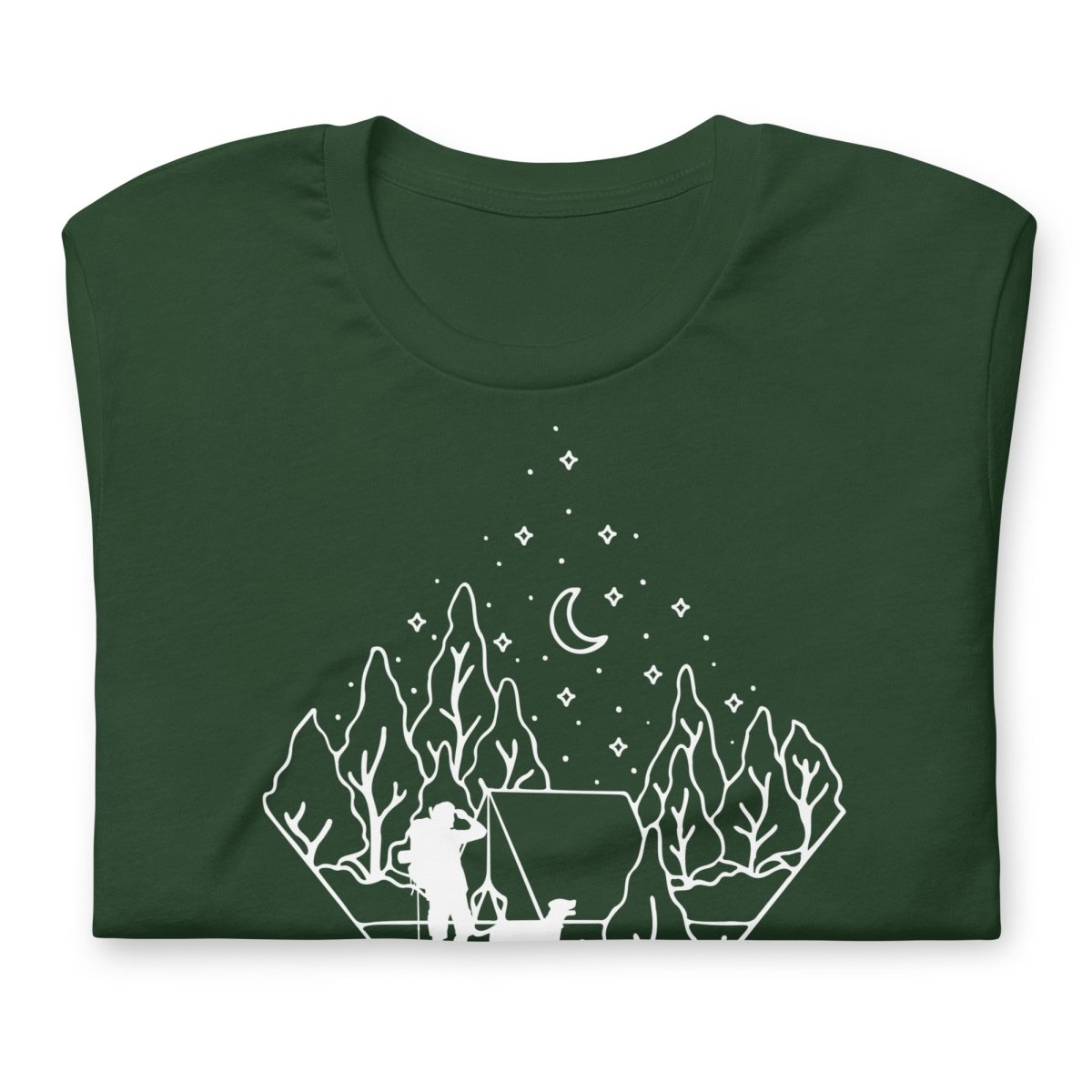 Dog Dad Camping T-Shirt - DoggyLoveandMore