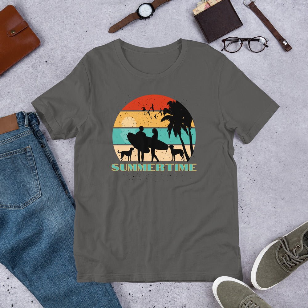 Dog Family Summertime T-Shirt - DoggyLoveandMore