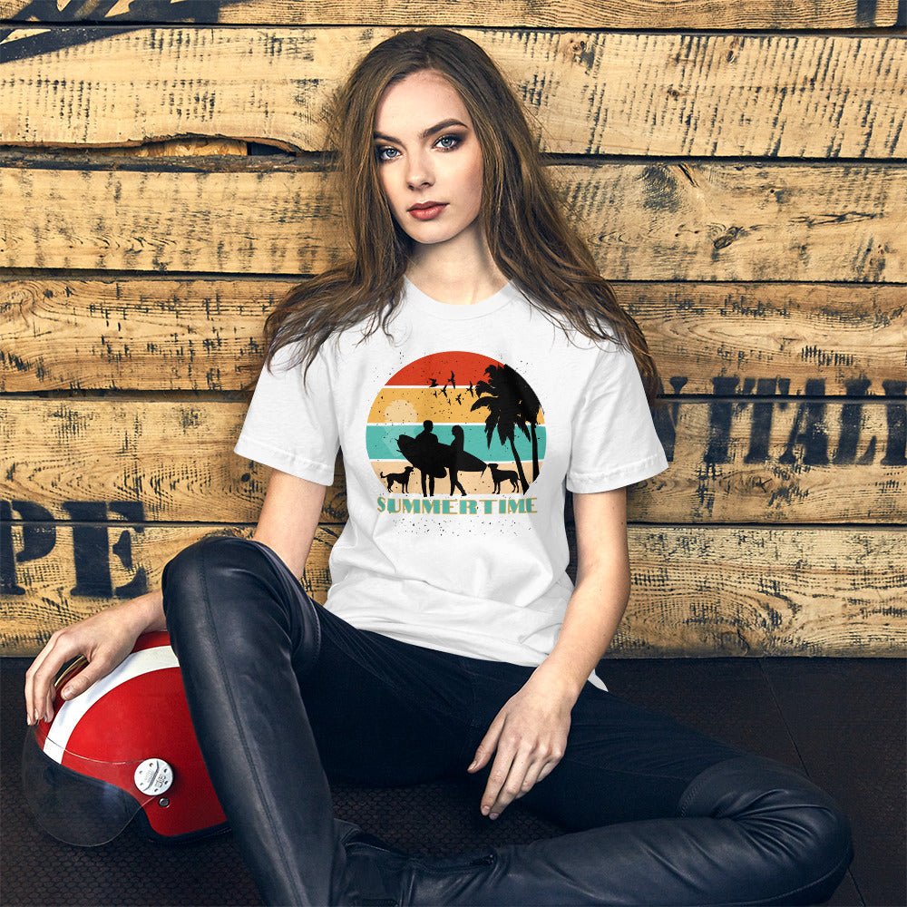 Dog Family Summertime T-Shirt - DoggyLoveandMore
