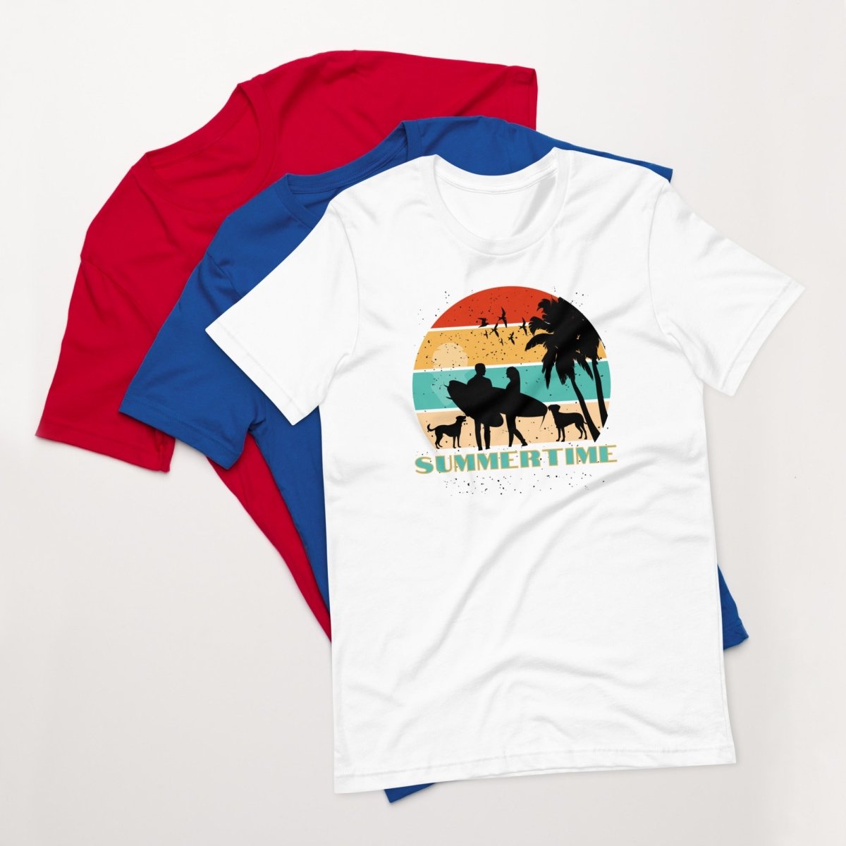 Dog Family Summertime T-Shirt - DoggyLoveandMore