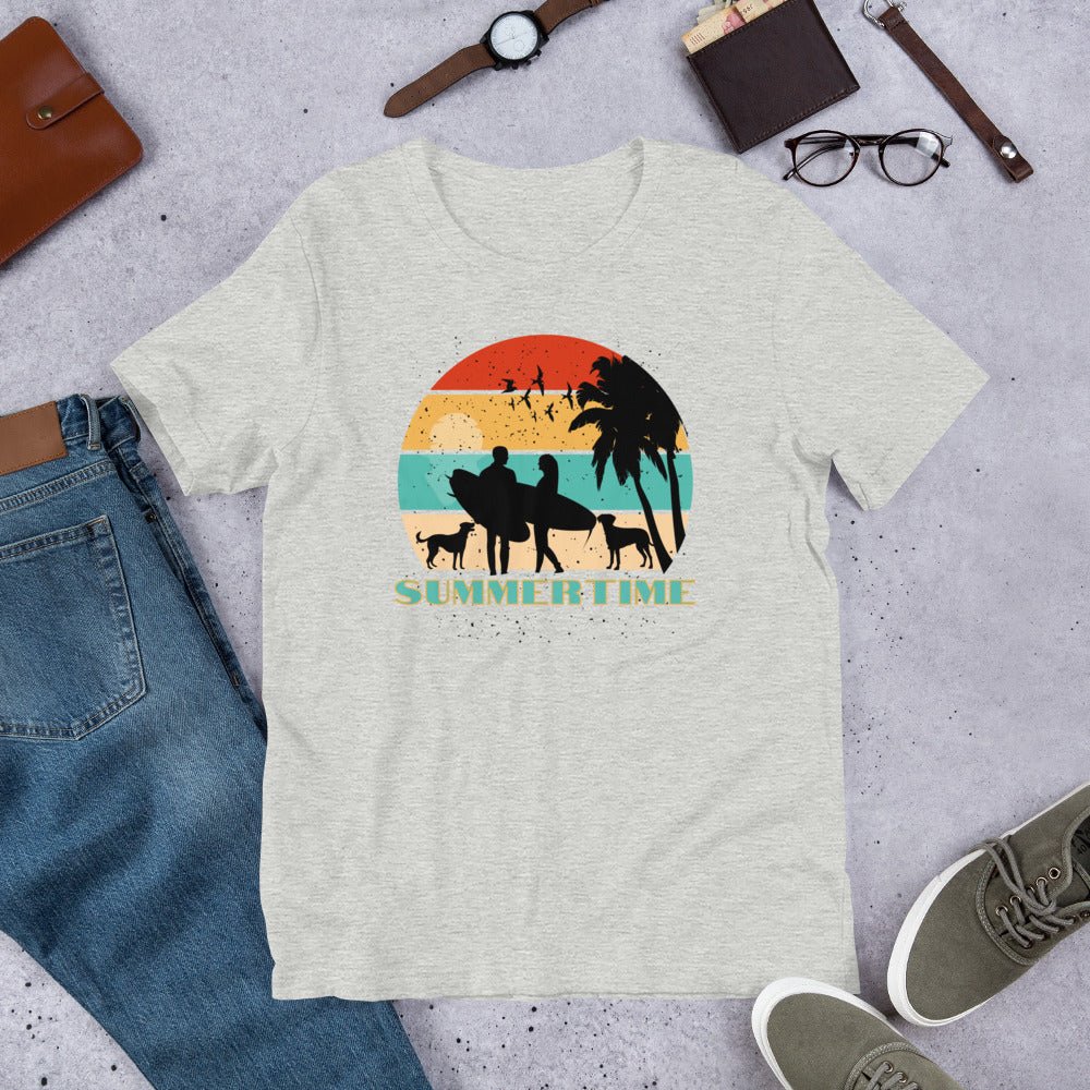 Dog Family Summertime T-Shirt - DoggyLoveandMore