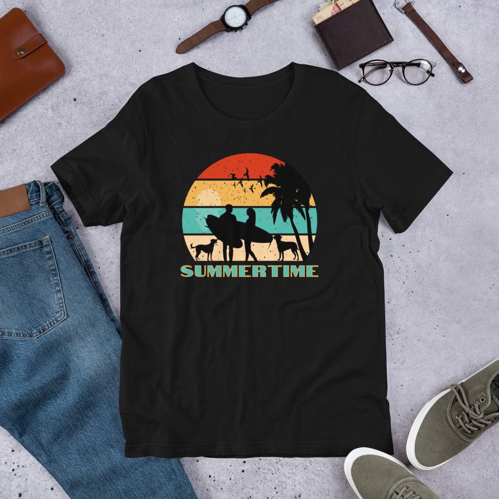 Dog Family Summertime T-Shirt - DoggyLoveandMore