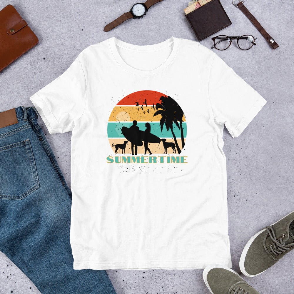 Dog Family Summertime T-Shirt - DoggyLoveandMore