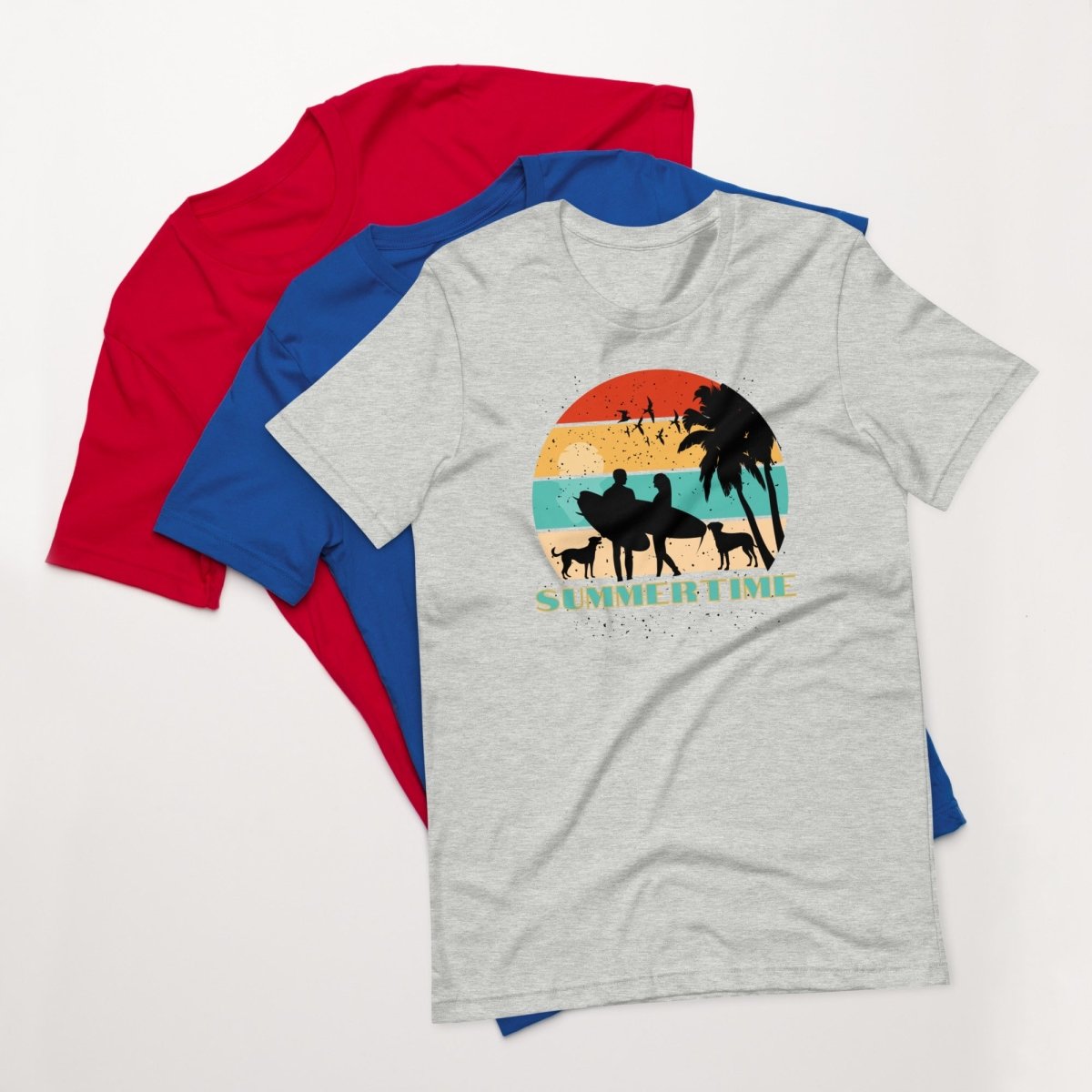 Dog Family Summertime T-Shirt - DoggyLoveandMore