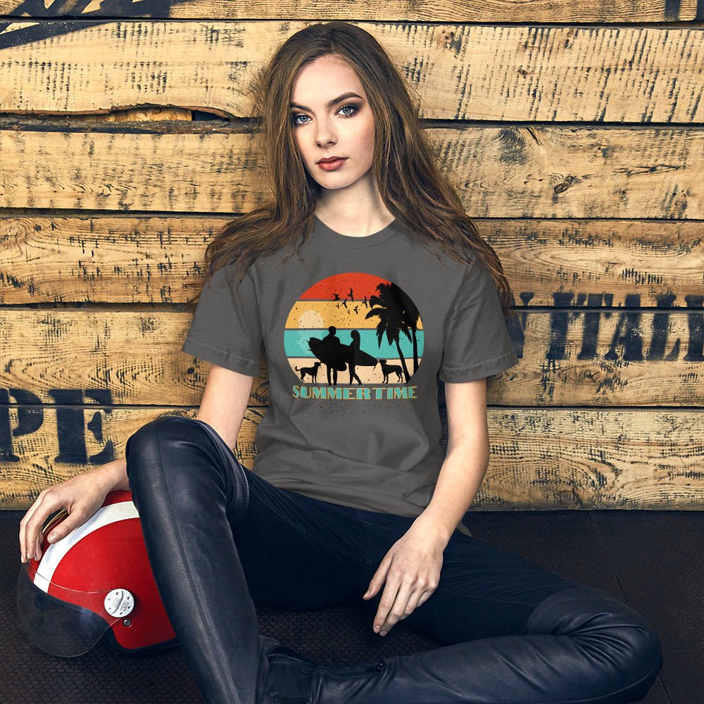 Dog Family Summertime T-Shirt - DoggyLoveandMore