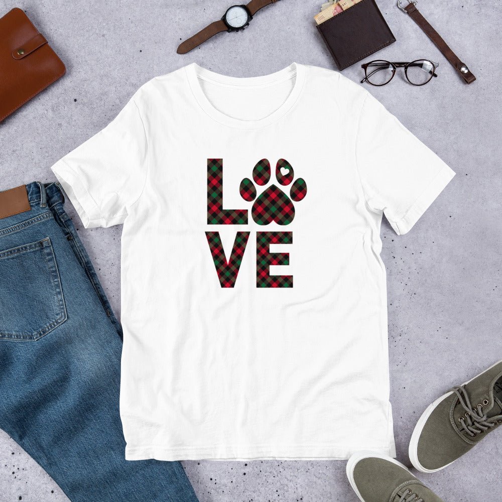 Dog LOVE Christmas T-Shirt - DoggyLoveandMore