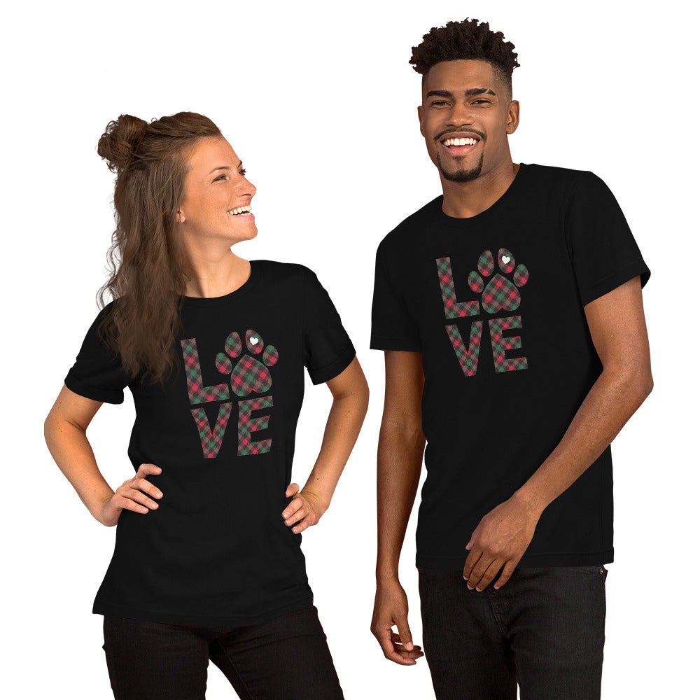 Dog LOVE Christmas T-Shirt - DoggyLoveandMore