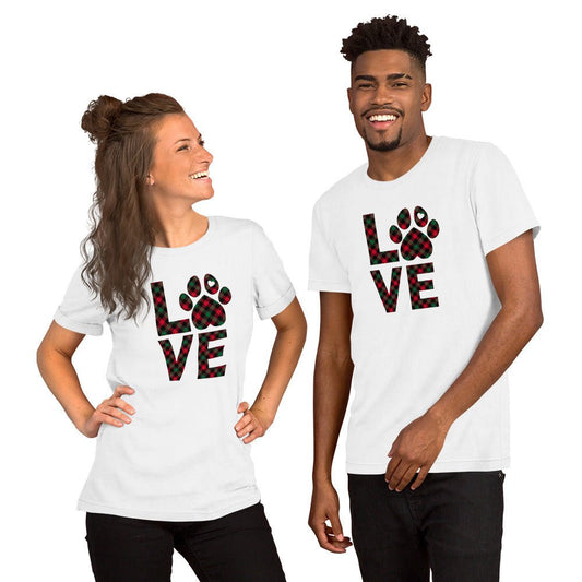 Dog LOVE Christmas T-Shirt - DoggyLoveandMore