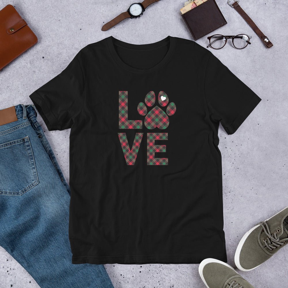 Dog LOVE Christmas T-Shirt - DoggyLoveandMore