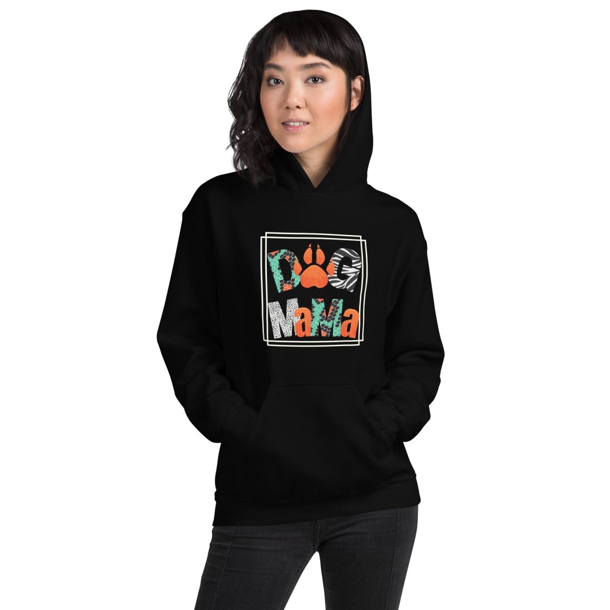 Dog Mama Animal Print Hoodie - DoggyLoveandMore