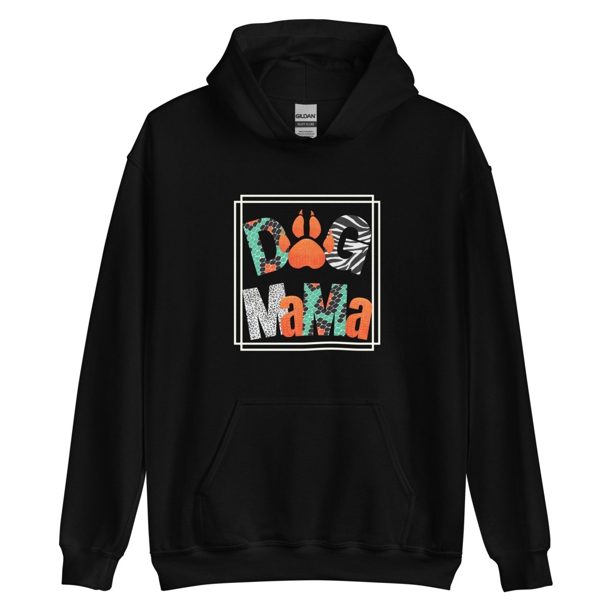 Dog Mama Animal Print Hoodie - DoggyLoveandMore