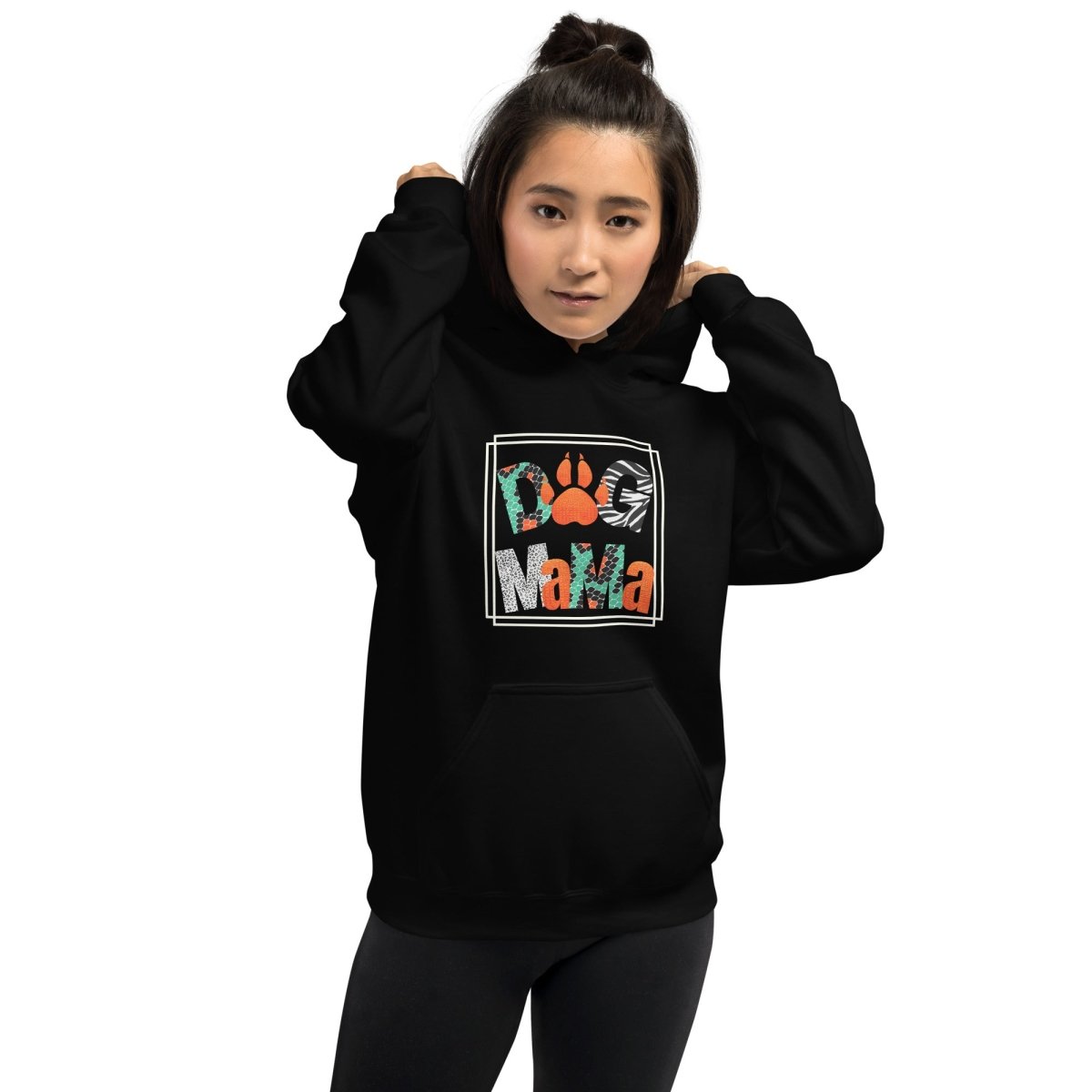 Dog Mama Animal Print Hoodie - DoggyLoveandMore