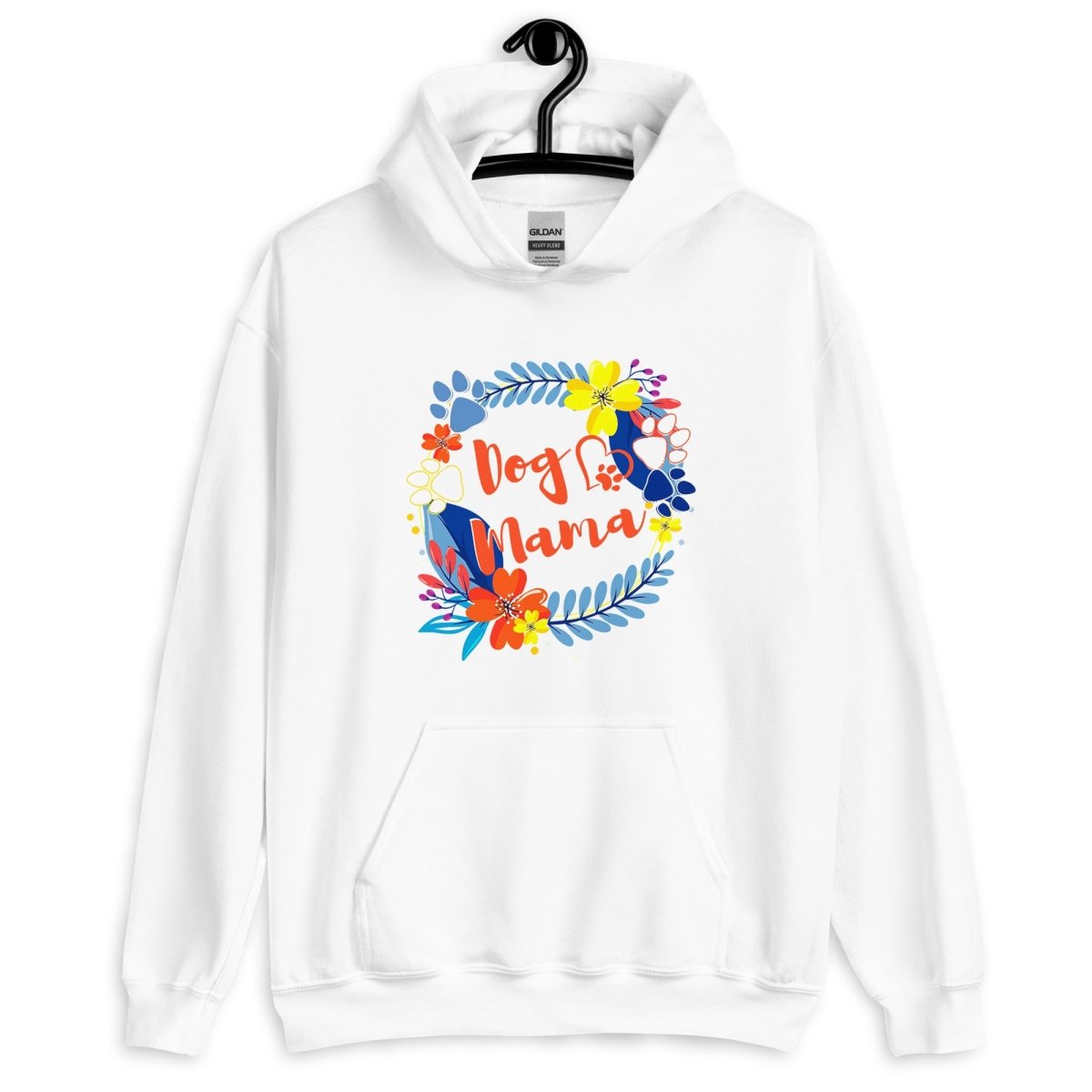 Dog Mama Flower Hoodie - DoggyLoveandMore