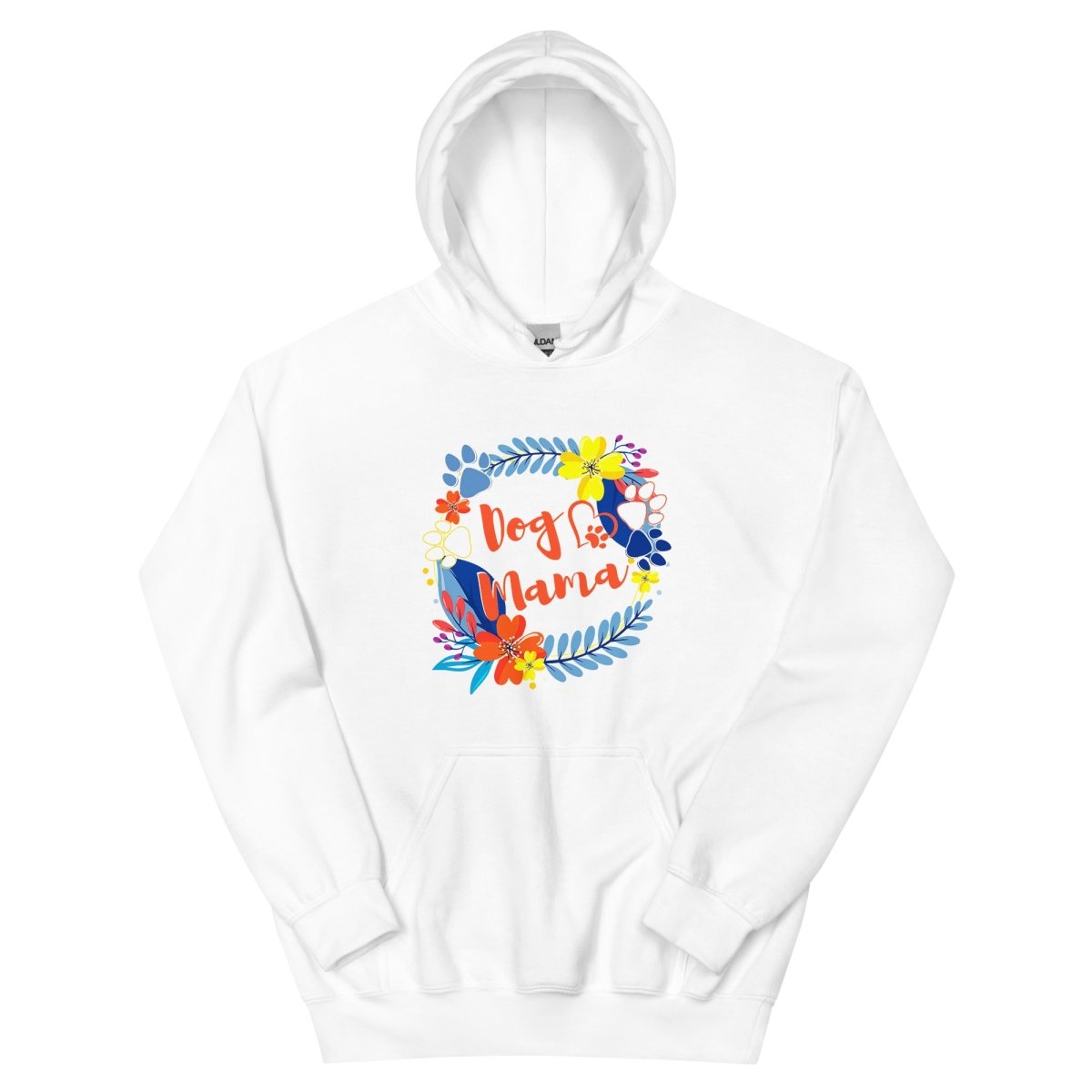 Dog Mama Flower Hoodie - DoggyLoveandMore