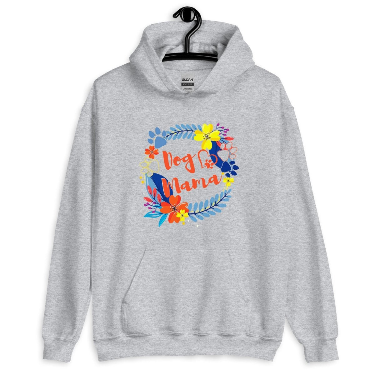Dog Mama Flower Hoodie - DoggyLoveandMore