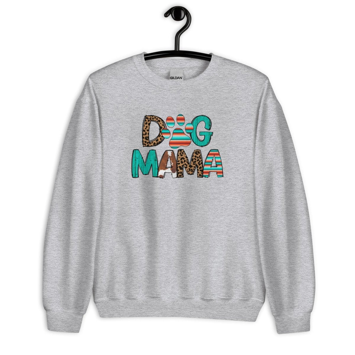 Dog Mama Leopard Print Sweatshirt - DoggyLoveandMore