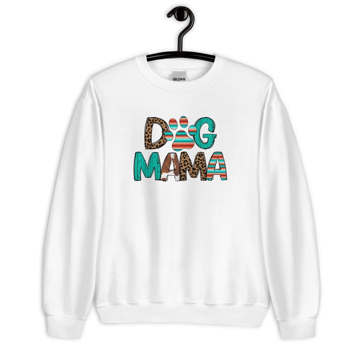 Dog Mama Leopard Print Sweatshirt - DoggyLoveandMore