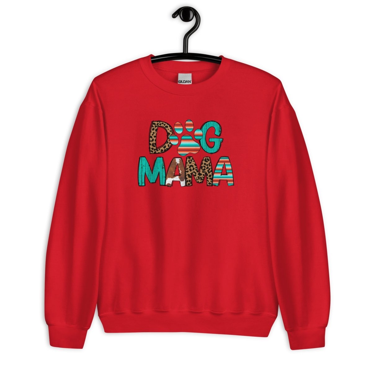 Dog Mama Leopard Print Sweatshirt - DoggyLoveandMore