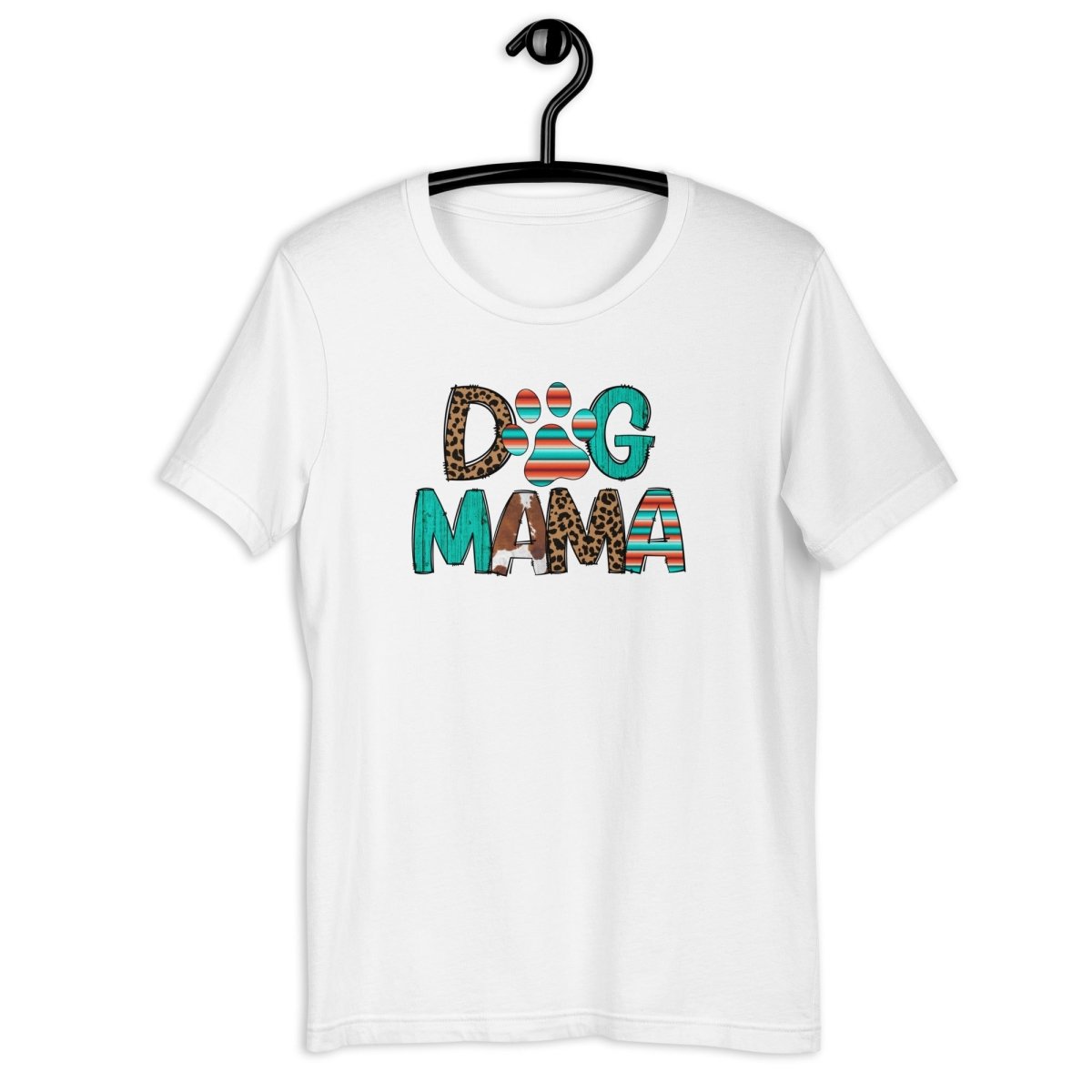 Dog Mama Leopard Print T-Shirt - DoggyLoveandMore