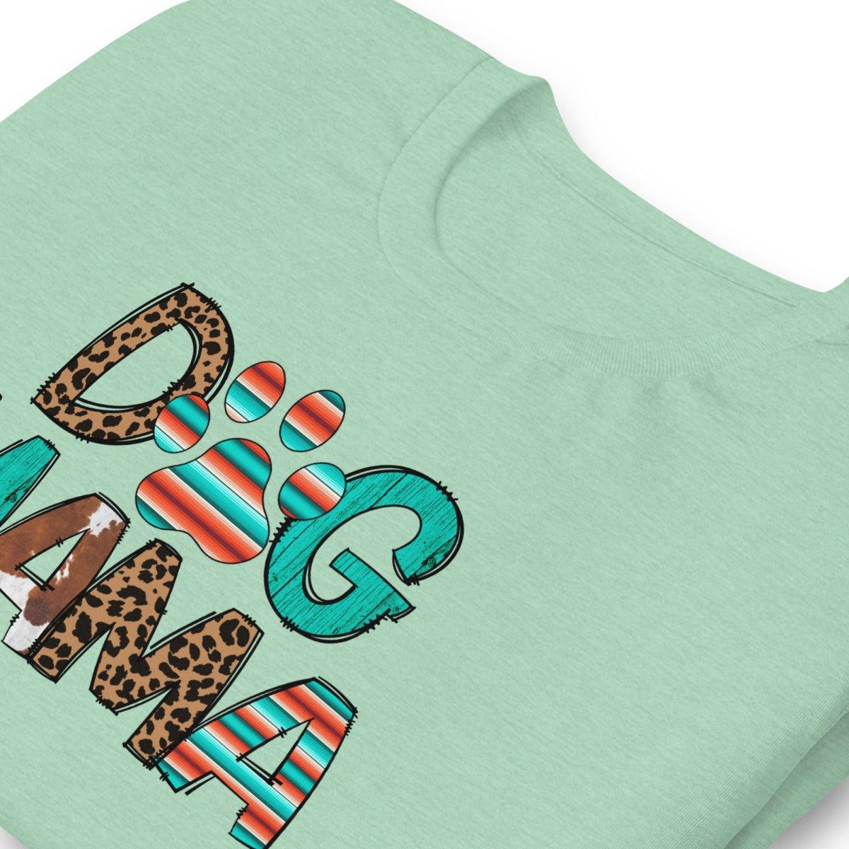 Dog Mama Leopard Print T-Shirt - DoggyLoveandMore