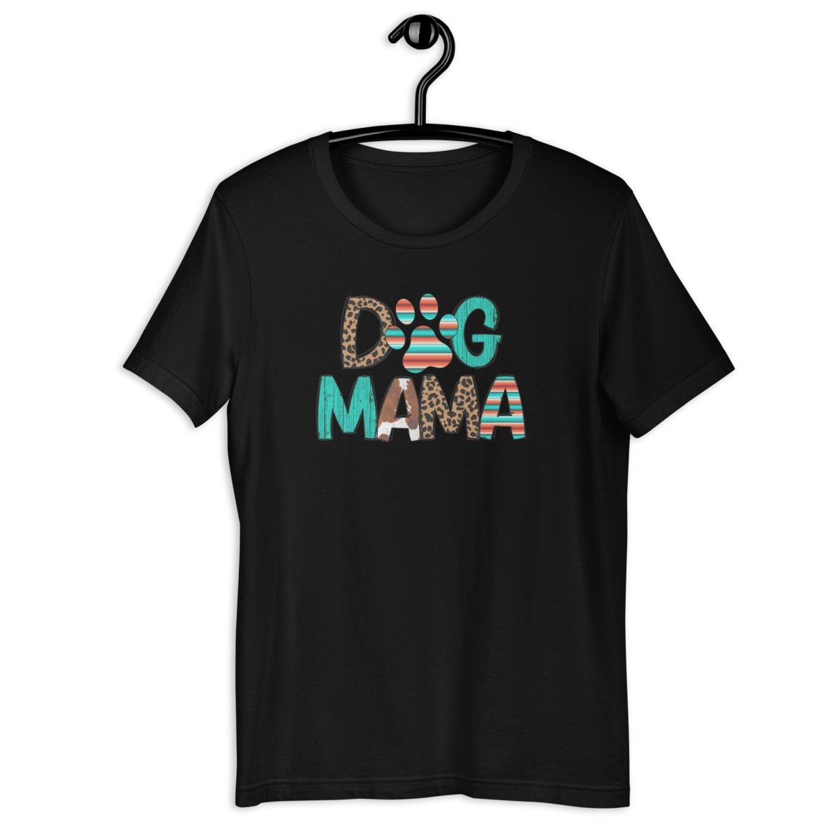 Dog Mama Leopard Print T-Shirt - DoggyLoveandMore