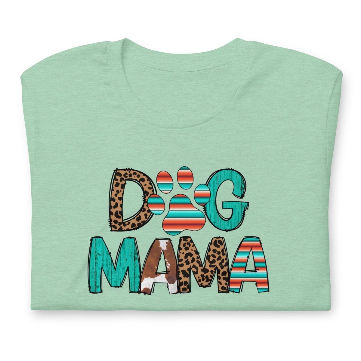 Dog Mama Leopard Print T-Shirt - DoggyLoveandMore