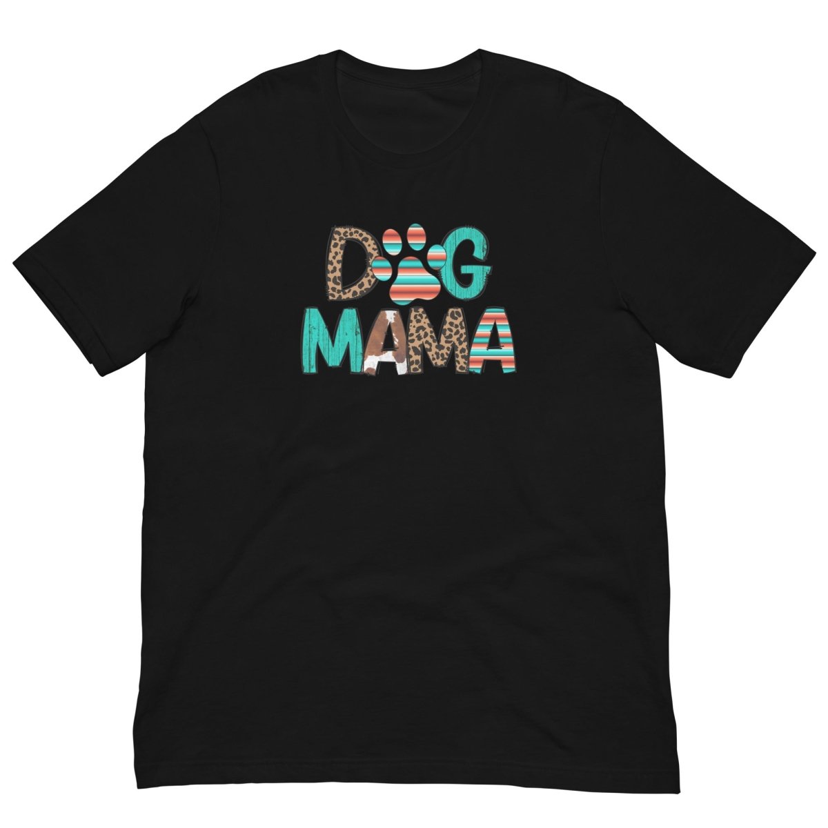 Dog Mama Leopard Print T-Shirt - DoggyLoveandMore