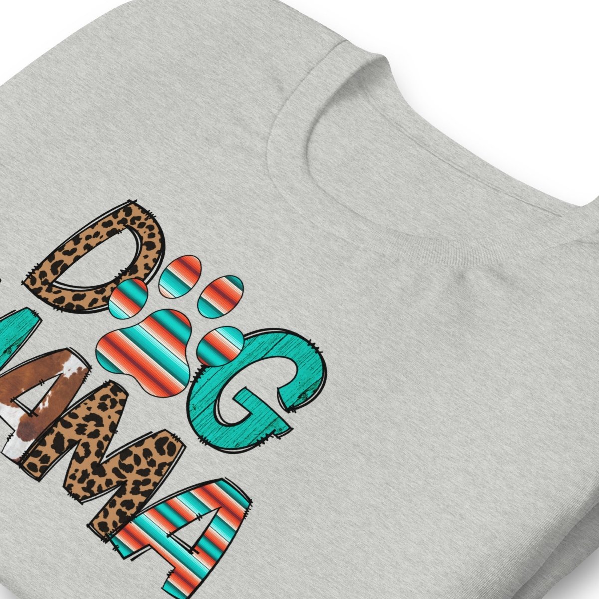 Dog Mama Leopard Print T-Shirt - DoggyLoveandMore