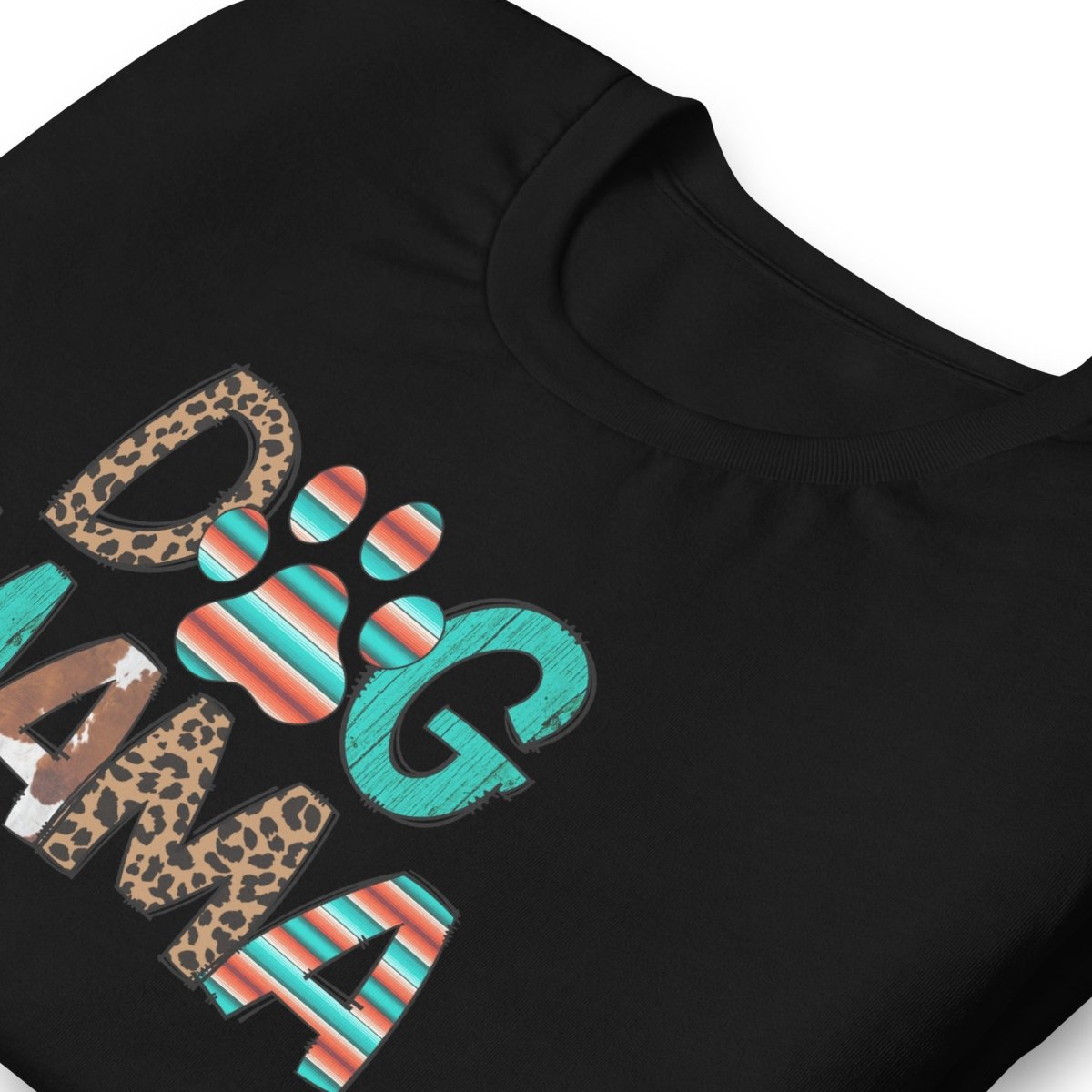 Dog Mama Leopard Print T-Shirt - DoggyLoveandMore