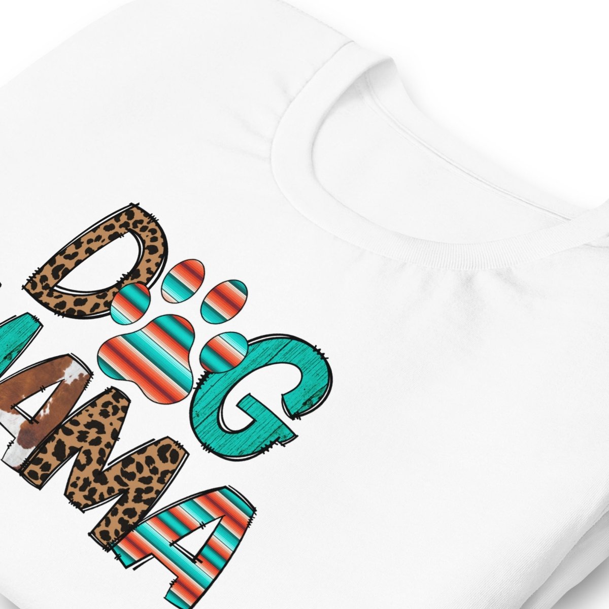 Dog Mama Leopard Print T-Shirt - DoggyLoveandMore